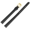 MARBURGER Watch Strap 10 mm Leather XL Smooth with Stitching
