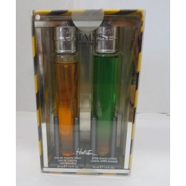 Halston VINTAGE HALSTON CATALYST SET:1 oz EAU  DE TOILETTE SPRAY & AFTERSHAVE LOTION NIB