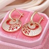 boutique Spectacular Unique Micro Pave Round Drop Earrings