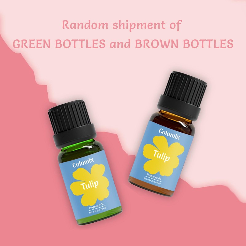 Colomix Top 10 Floral Fragrance Oils Set, Essential Fragrance Oils