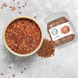 Sown and Grown- Flax Seeds for Hair Growth- 1.5lb | Rich in Fiber, Omega-3 Fatty Acids | Smoothies & Protein Balls | Rich in Protein