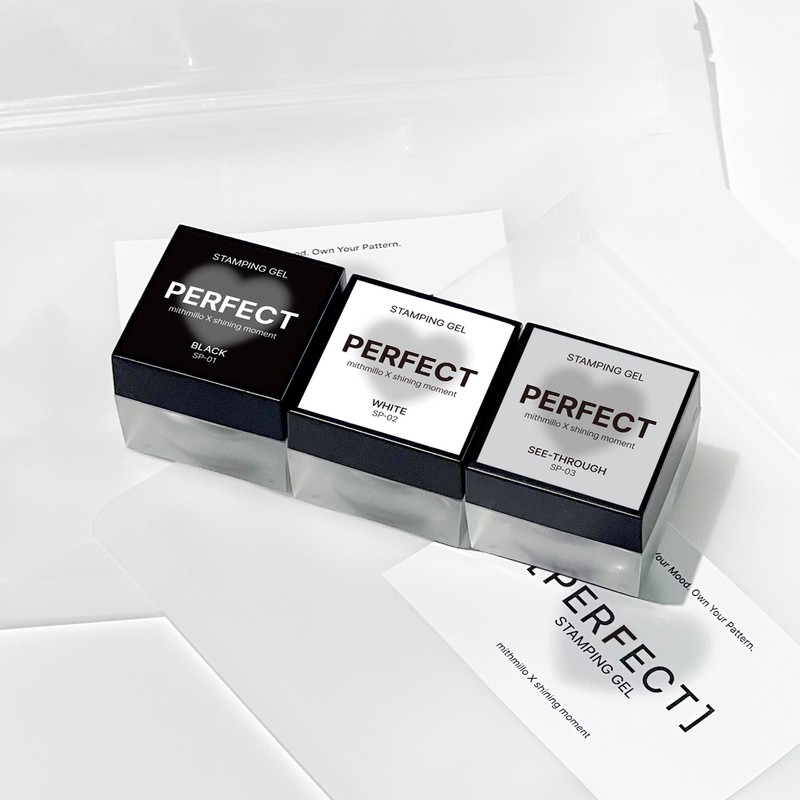 Miss Milo Perfect Stamping Gel 3-piece set / 미스밀로 퍼펙트