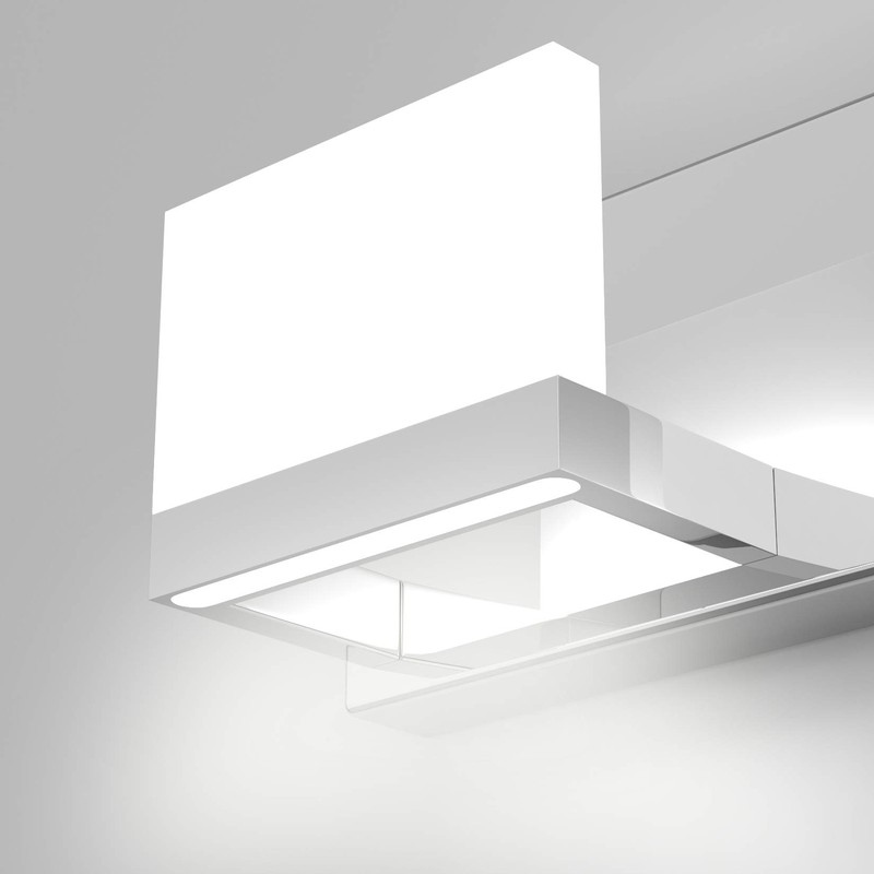 Tipace 4 Lights LED Modern Vanity Light Chrome Bathroom Lighting