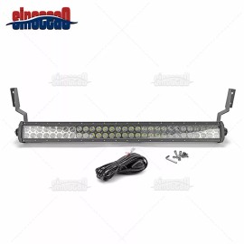 sinocea0 Fit 14-UP TOYOTA 4Runner 32" LED Light Bar+Hidden Grille Bumper Mount+Wiring Kit