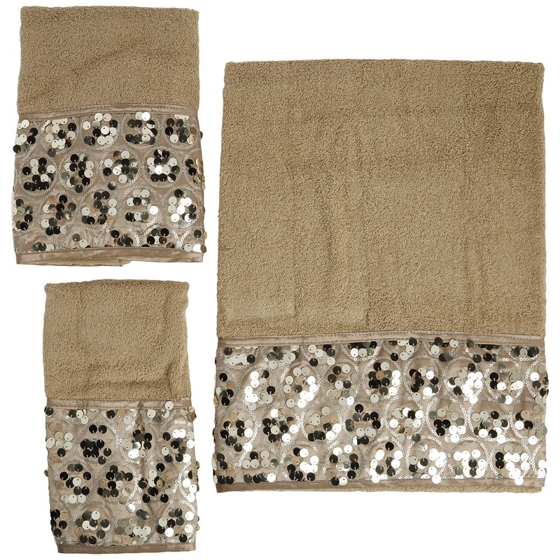 Popular Bath Champagne Sinatra, Towel Set