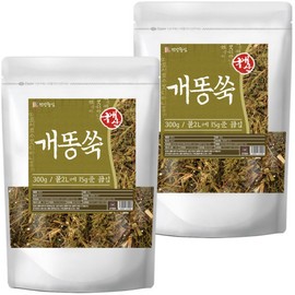 Domestic dried mugwort 600g (2 packs of 300g) Cheonghwaho / 국산 말린 개똥쑥 600g (300g 2개입) 청화호