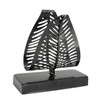 OwlGift Freestanding Modern Napkin Holder with Leaf Design, Tabletop Tissue