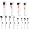 Makeup Brushes Set of 12 Marble Make Up Brushes with