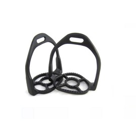 PS Pferdeartikel Black Edition Black Portuguese Baroque Stirrups