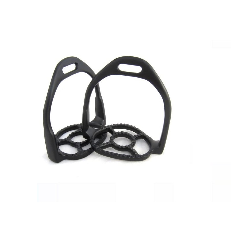 PS Pferdeartikel Black Edition Black Portuguese Baroque Stirrups