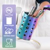 QRU Kitchen Utensil Holder for Countertop (H6.7” x W4.1”), Stainless