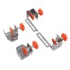 Cryfokt 4PCS Drawer Front Installation Clamps, 12mm to 50mm Adjustable