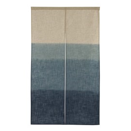 Noren Curtain Tapestry blue size: 85x150cm