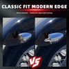 FATECIM 2" Turn Signal Light Covers Turbine Replacement Smoke Lenses