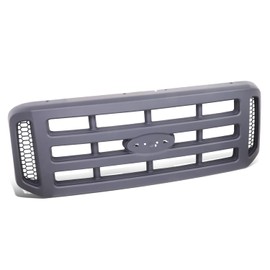 DNA MOTORING OE Style Horizontal Slats Grille Grill, FO1200482, Compatible with 06-07 Ford F250 / F350 Super Duty, w/o Chrome Pkg, XL, Dark Blue, OEM-GR-FO1200482