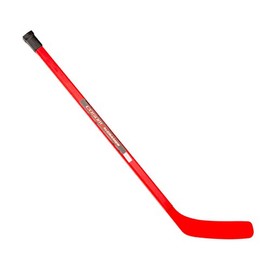 Cosom Elementary Plastic Hockey Sticks for Floor Hockey, Ice Hockey, and Street Hockey for Kids, Youth Hockey Training Equipment, Physical Education Equipment, Plastic 36" Stick, Standard Shaft, Red