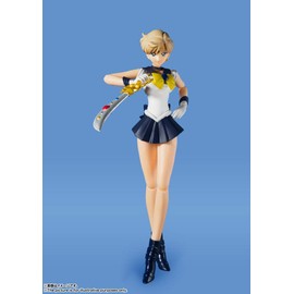 S.H. Figuarts BAS61280 Sailor Moon Sailor Uranus Animation Color Edition, Approx. 6.3 inches (160 mm), ABS & PVC Pre-painted Action Figure