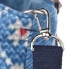 Kusuguru Japan 2-Way Fleece-Bottom Tote Bag, blue