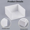 CRASPIRE White Sticky Note Holder 3x3 Inch Plastic Notepad Holder