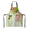 Wasach Hummingbird Apron,Adjustable Neck Bib Apron for Men Women,Suitable for