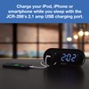 Jensen JCR-298 JCR-298 AM/FM Dual-Alarm Digital Clock Radio with Bluetooth