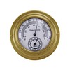 NKlaus Brass Thermo-Hygrometer, 9.8 x 6.3 x 3 cm, High-Quality