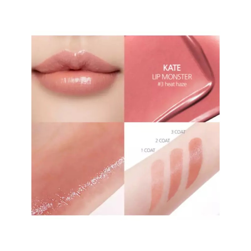 Kate 케이트 립몬스터 3호 하트 헤이즈 지속 발색 립스틱 BNA