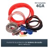 Kit Amplificador Instalacion Cable Rca Audio Auto 4ga