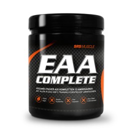 SRS Muscle - EAA Complete Watermelon | 8+5 Amino Acids Complete Matrix | Includes All Training Essential Amino Acids (TEAAs) for Intensive Activities | Vegan | German Premium Quality