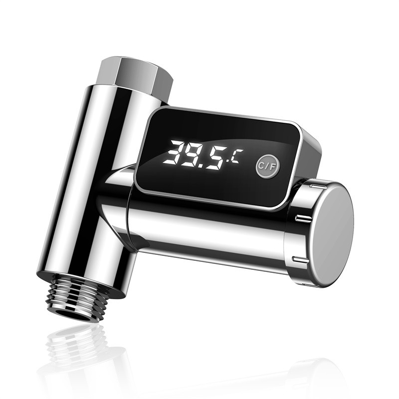 LED Water Thermometer ABS PC Water Temperature Meter with 360