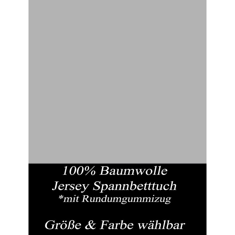 Leonado Vicenti Fitted Sheet, 100% Cotton Jersey, Choice of Colours,