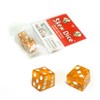 Skew Dice Pair in Amber