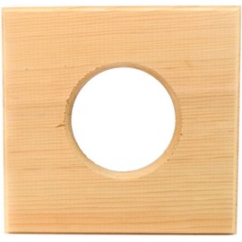 Miller Shingle Clear Cedar Light Block - 7.5 inch x 7.5 inch - 4 Pack