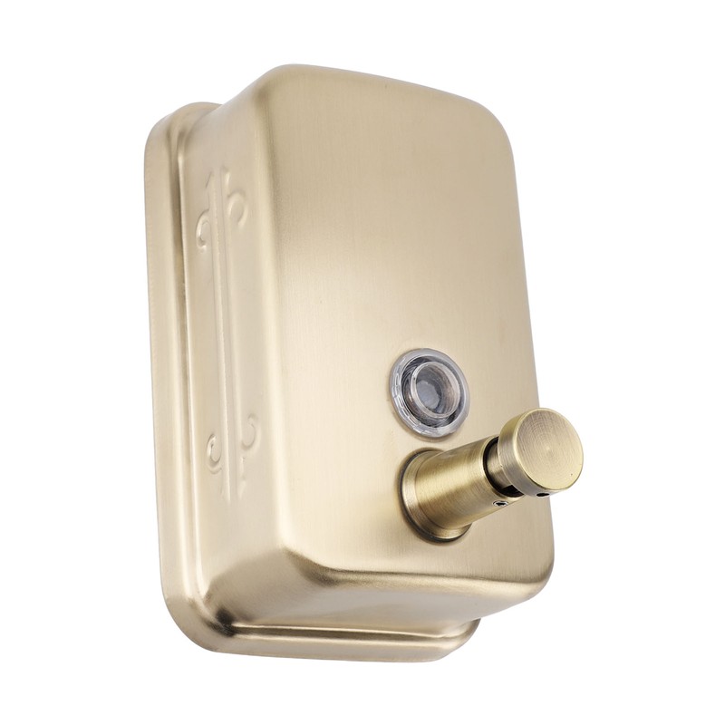 Wall Mount Commercial Soap Dispenser Large Capacity Leakproof Manual Stainless