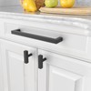 Amerdeco 10 Pack Matte Black Cabinet Pulls 7.5 Inch(192mm) Hole