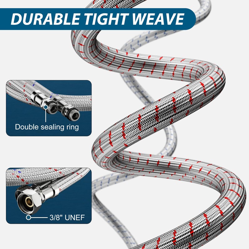 HaiZR Bathroom Faucet - Matte Black Single Hole Hot and