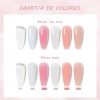 Kit Para De Polygel Uñas Completo Acrilico Uñas Con 15pcs