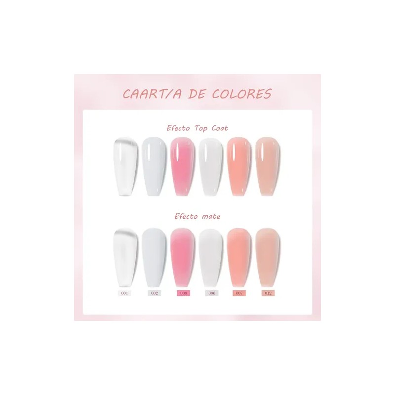 Kit Para De Polygel Uñas Completo Acrilico Uñas Con 15pcs
