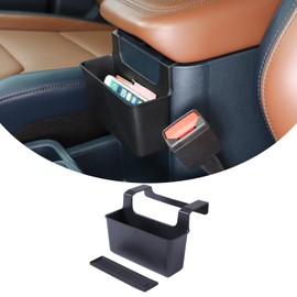 Gear Shift Console Side Storage Box Compatible with Ford Maverick 2022 2023 2024 2025, Central Control Side Storage Box, Hanging Storage Box Console Side Tray Organizer Accessories (Armrest box-b)