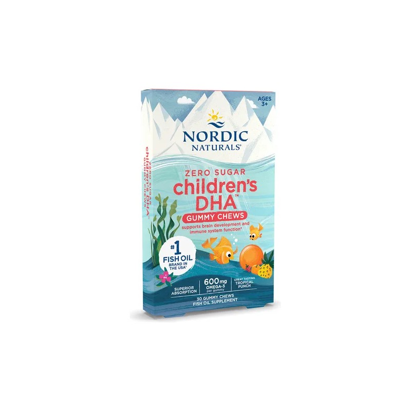 Nordic Naturals Children Dha 30 Gummies 600mg Omega 3 Cero