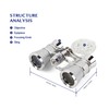 Aomekie Opera Glasses Binoculars 3X25 Theater Glasses Mini Binocular Compact
