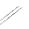 925 Sterling Silver Curb Chain Bracelet, 4mm Width, Double Link