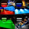BHBP 120led Underwater Marine Boat Led Lights,Waterproof,2pcs blue