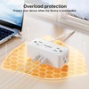 10FT Ultra Thin Flat Power Bar, SMALLRT Small Flat Plug