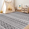 Large Living Room Area Rug 5x7: Soft Machine Washable Boho