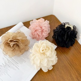New Dopamine Flower Hair Claw Clip, Elegant Jaw Clip, Cute & Refreshing Girly Hair Accessory Accessory Pink 10cm 2ea