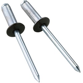 Niigata Seiki SK SK-529BK Color Blind Rivets, Black, 20 Pieces, Made in Japan