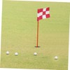 BESPORTBLE 4pcs Golfing Court Flag Bright Golfing Goal Prop Durable