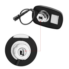 Compatible con Antena de Radio de Techo de Coche, con Forma de Aleta de tiburón, Estilo Deportivo Antenas