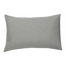 NIYS Luxury Bedding - Poly cotton Pillow cases - Lightweight, Soft (50cm x 75cm) (Pillow Pair, Silver)
